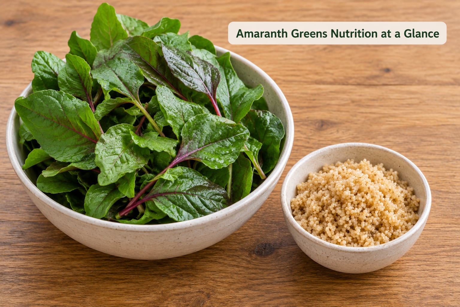 Amaranth Greens Nutrition at a Glance