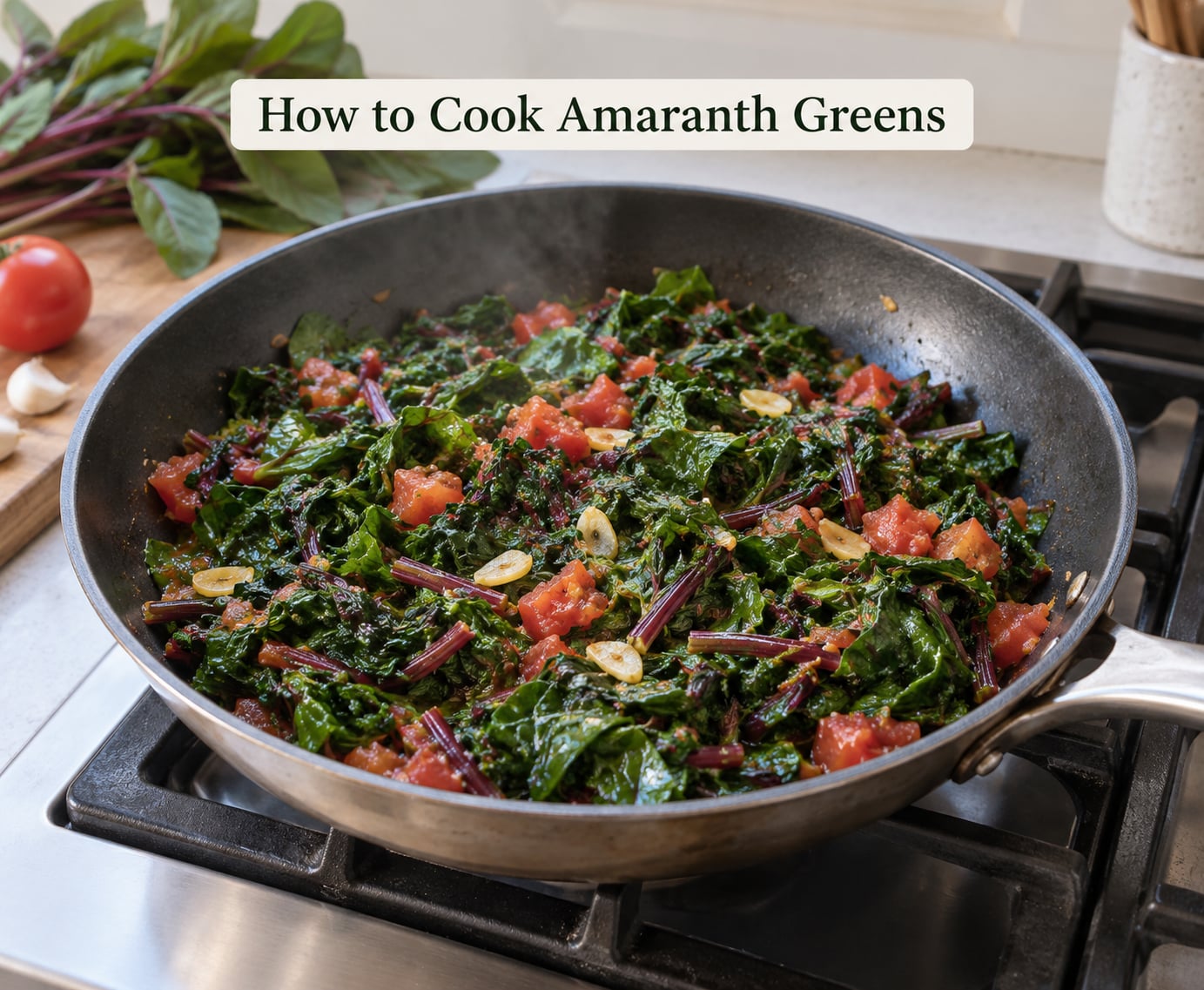 How to Cook Amaranth Greens