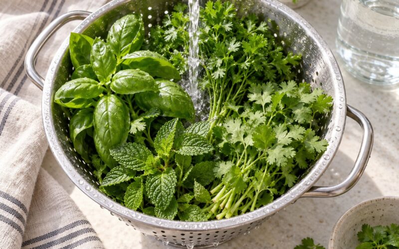 How to Wash Fresh Herbs Properly: Simple Steps 2026