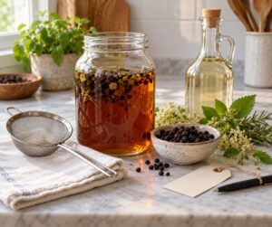 how to make an herbal syrup