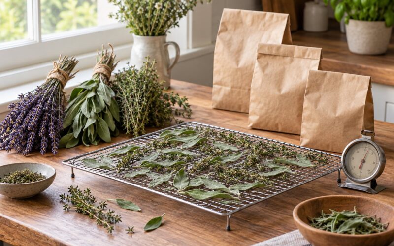How to Dry Herbs Without a Dehydrator: Simple Methods 2026