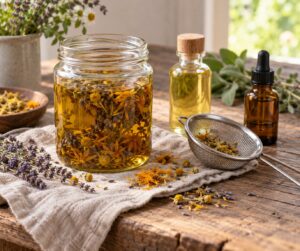 how to make an herbal infused oil