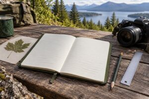 how to start a field notebook for plant walks