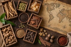 history of the global herbal trade