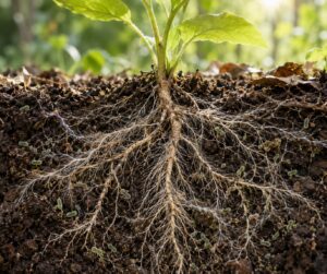 how soil microbes affect plant compounds