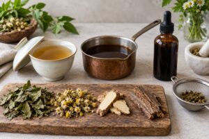 difference between infusion decoction and tincture