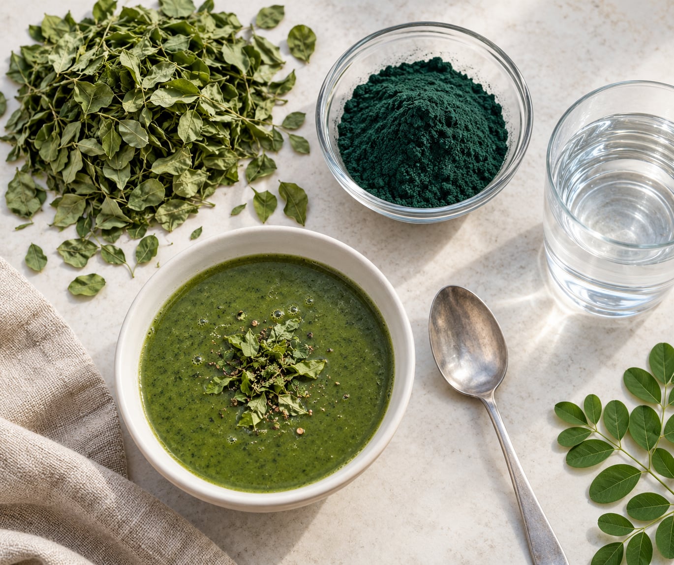 moringa vs spirulina for nutrition