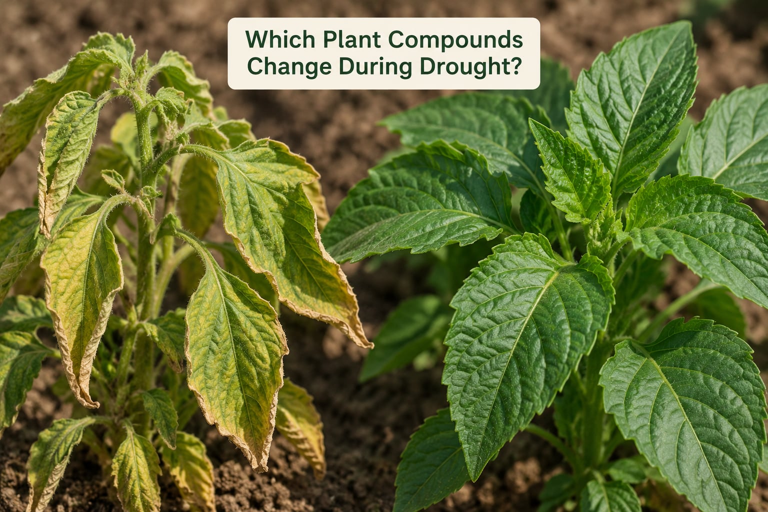 Which Plant Compounds Change During Drought?