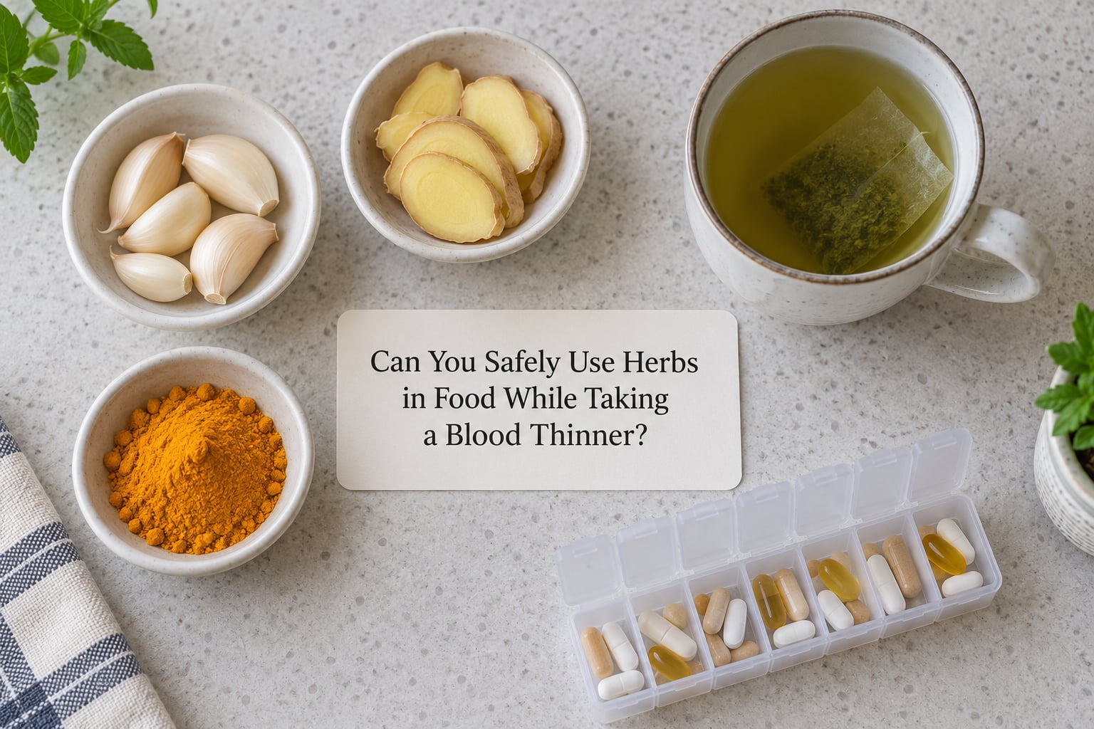 Can You Safely Use Herbs in Food While Taking a Blood Thinner?