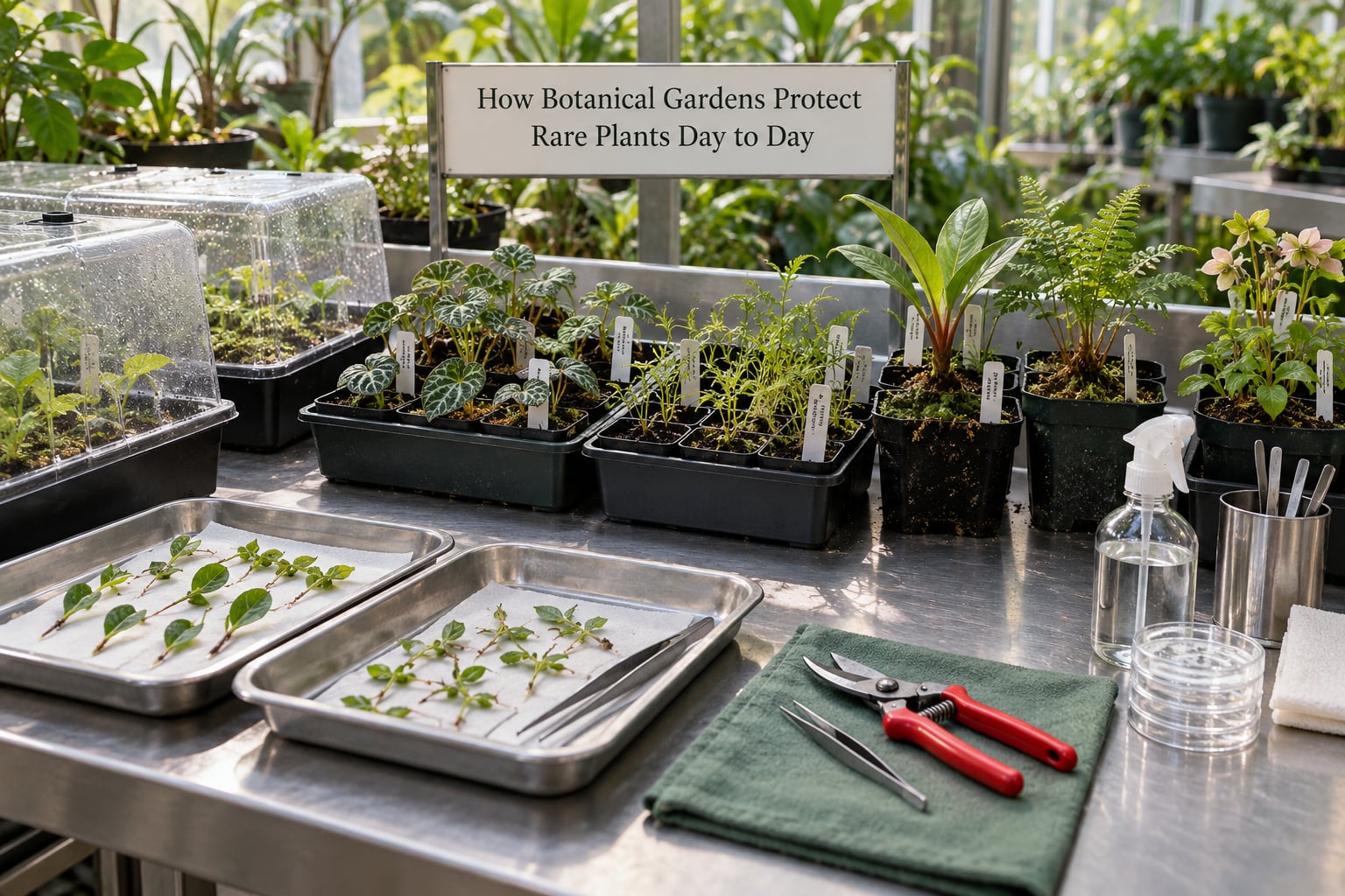 How Botanical Gardens Protect Rare Plants Day to Day