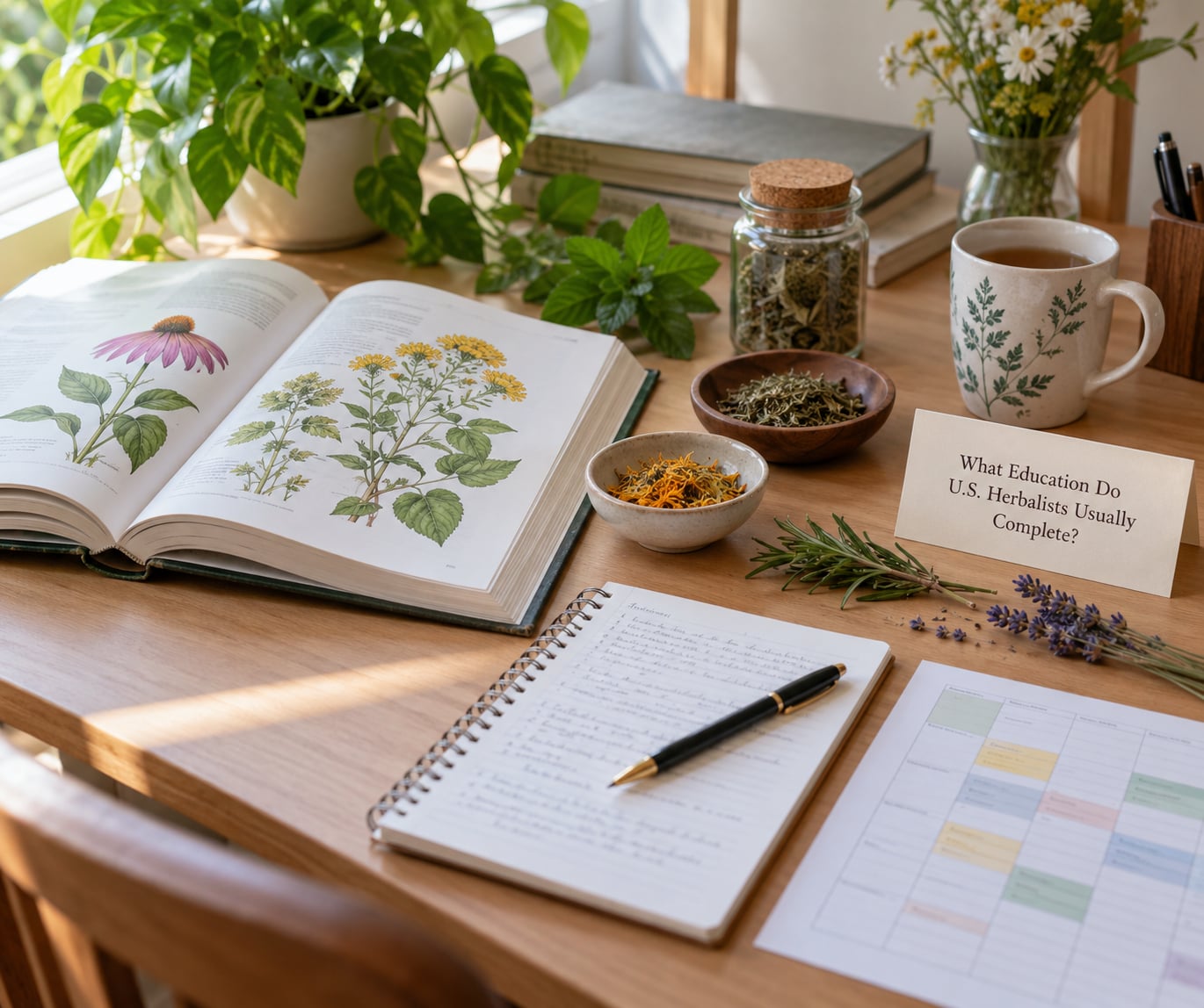 What Education Do U.S. Herbalists Usually Complete?