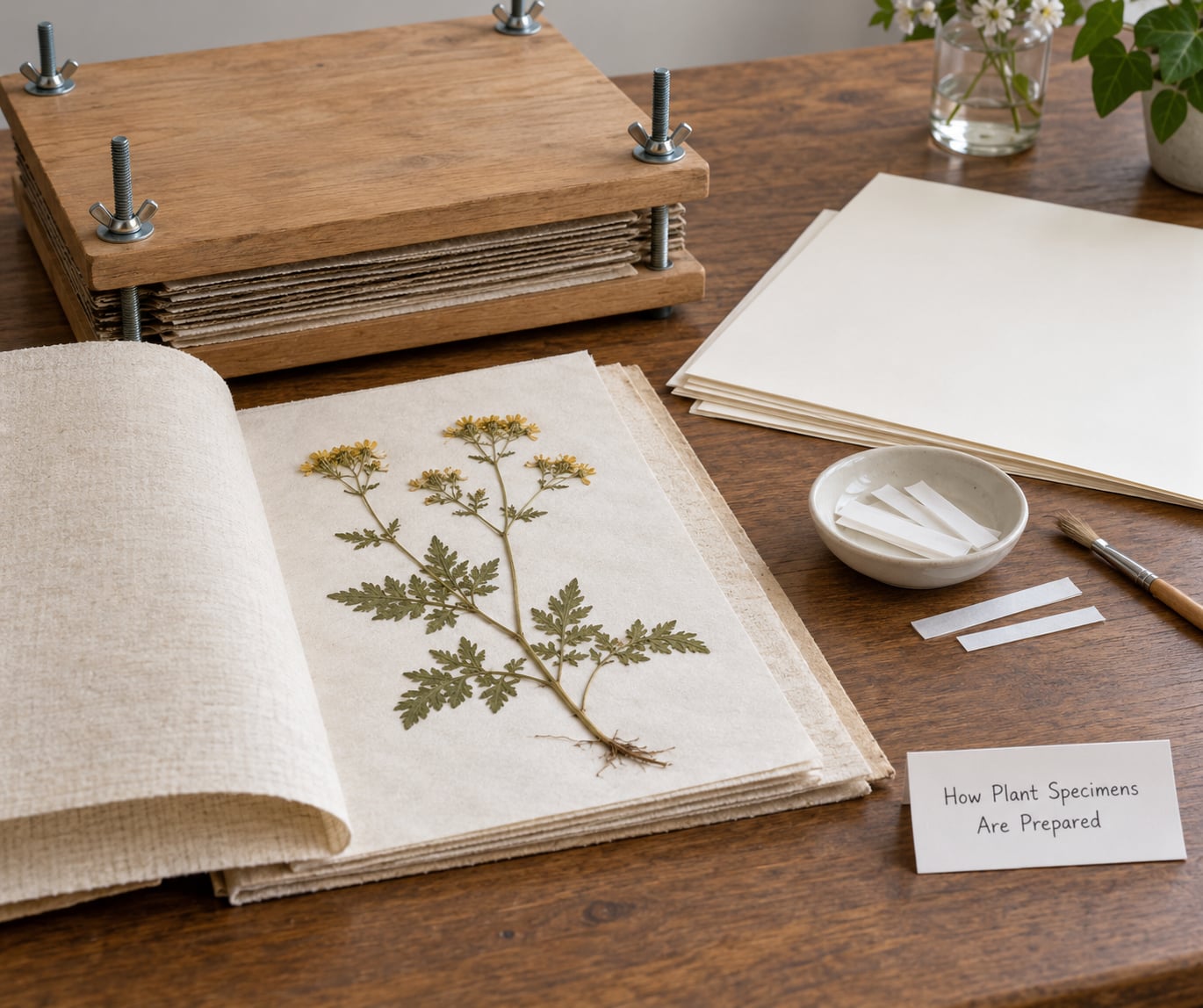 How Plant Specimens Are Prepared
