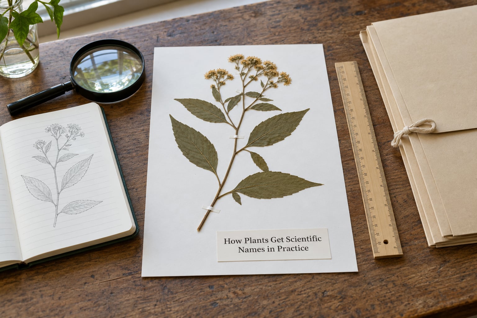How Plants Get Scientific Names in Practice