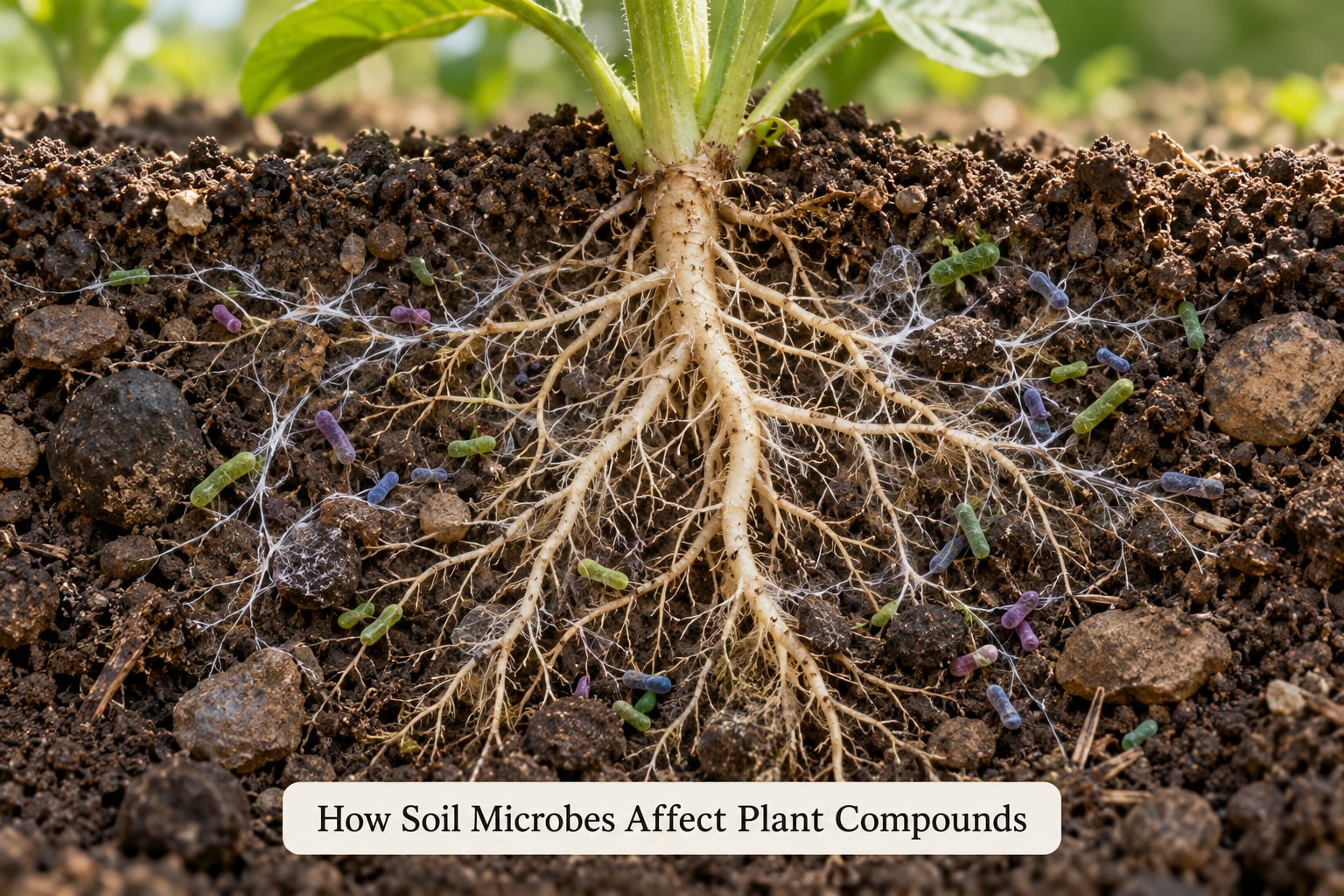 How Soil Microbes Affect Plant Compounds