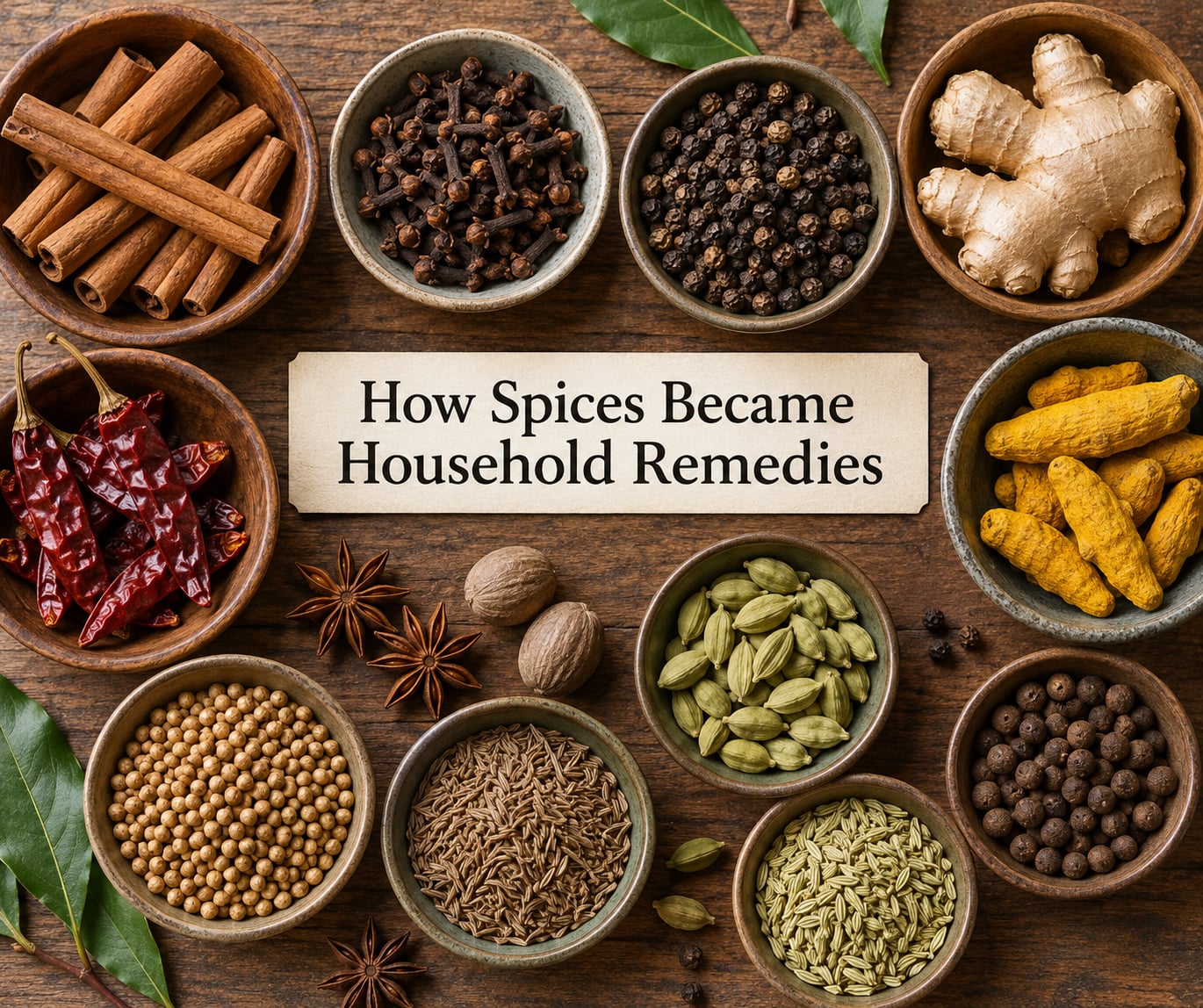 How Spices Became Household Remedies