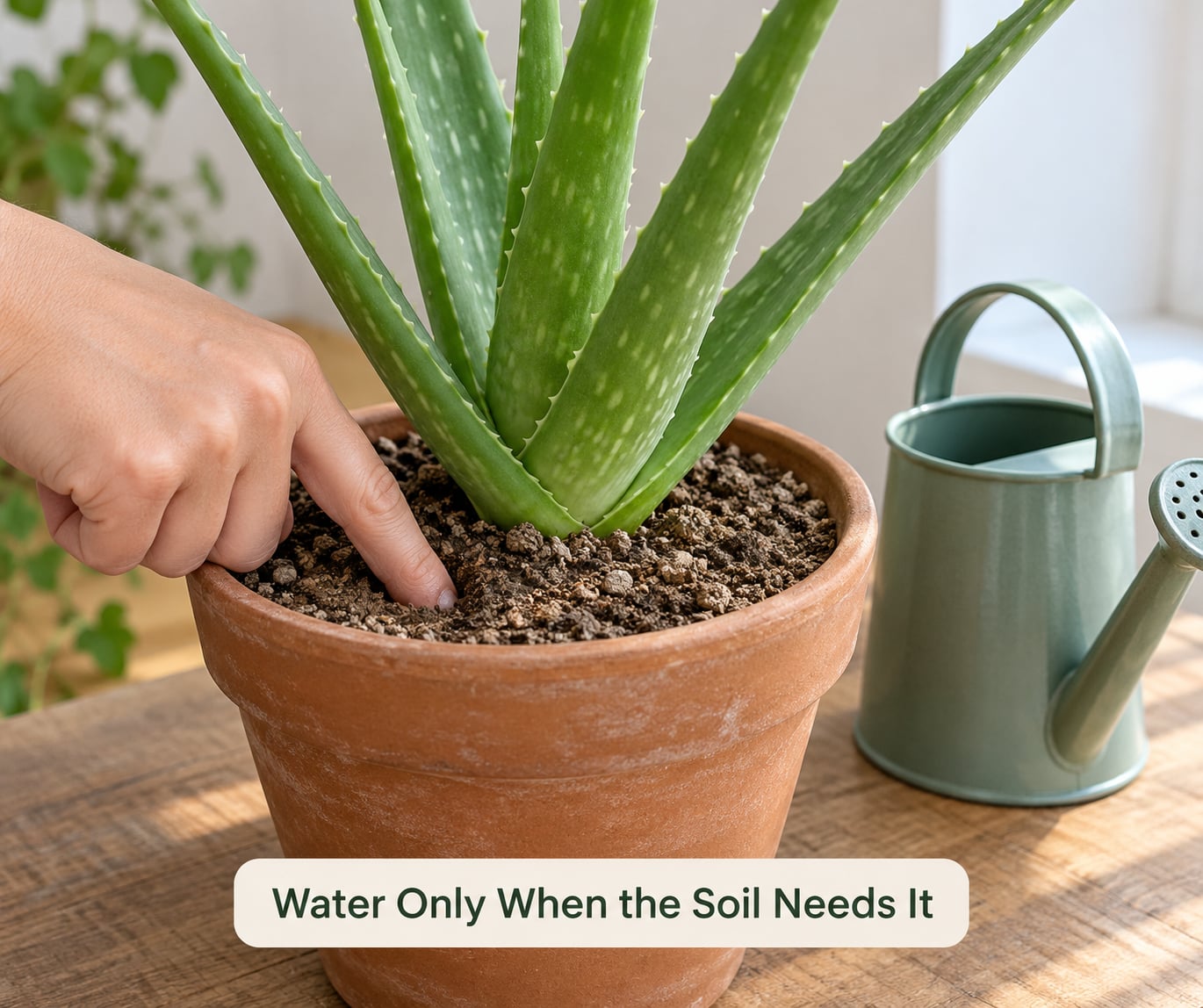 Water Only When the Soil Needs It