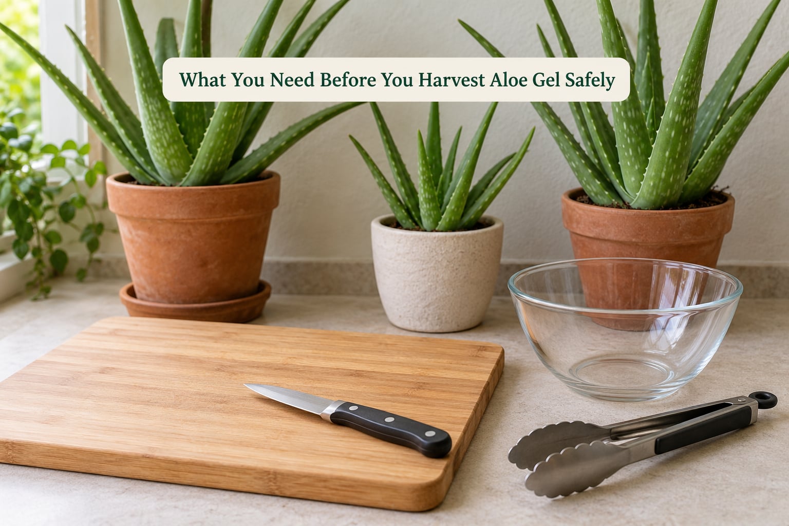 What You Need Before You Harvest Aloe Gel Safely