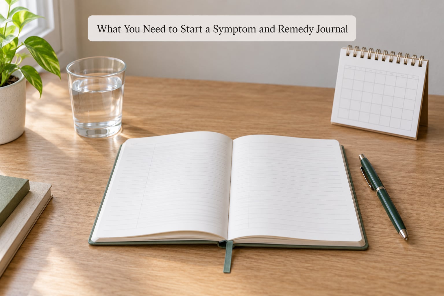 What You Need to Start a Symptom and Remedy Journal