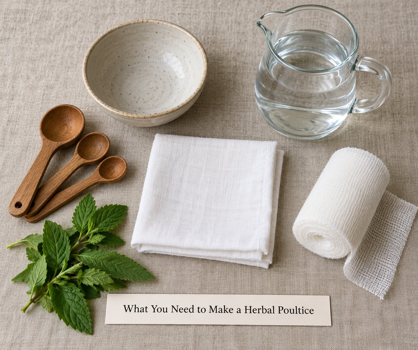 What You Need to Make a Herbal Poultice