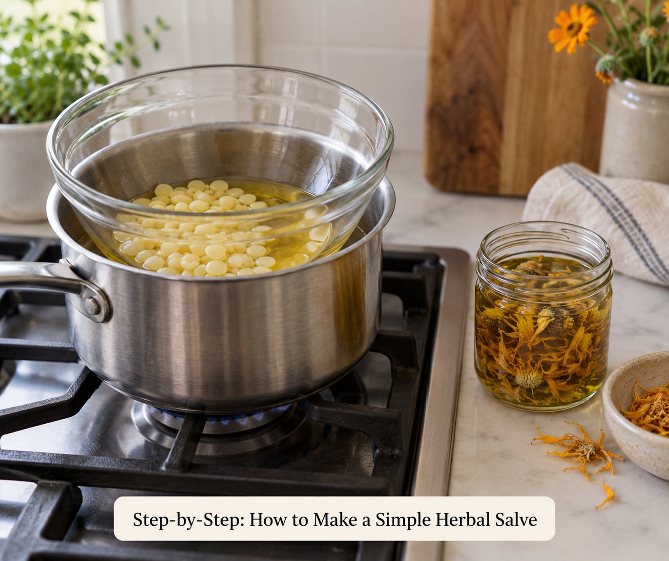 Step-by-Step: How to Make a Simple Herbal Salve