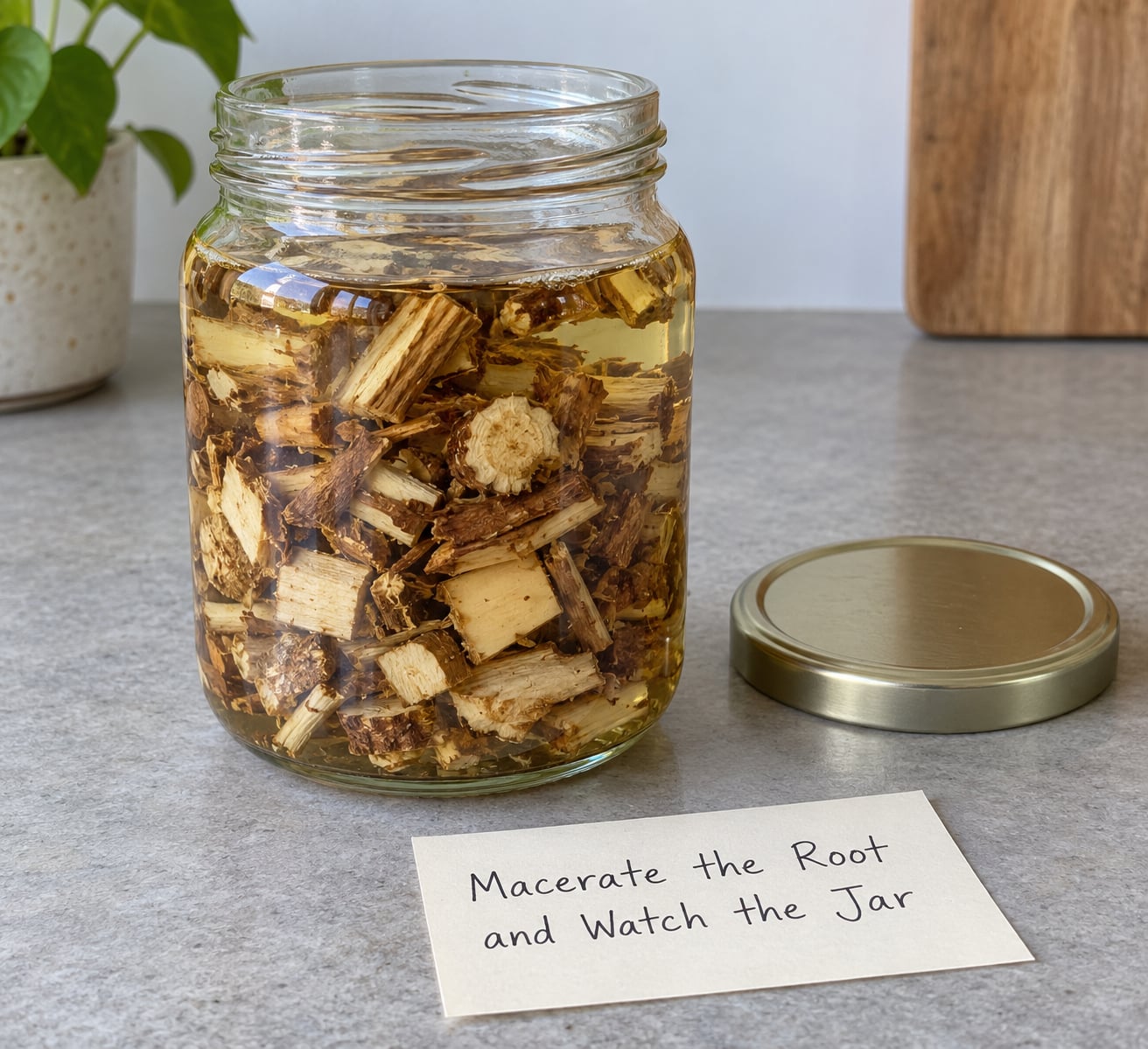 Macerate the Root and Watch the Jar