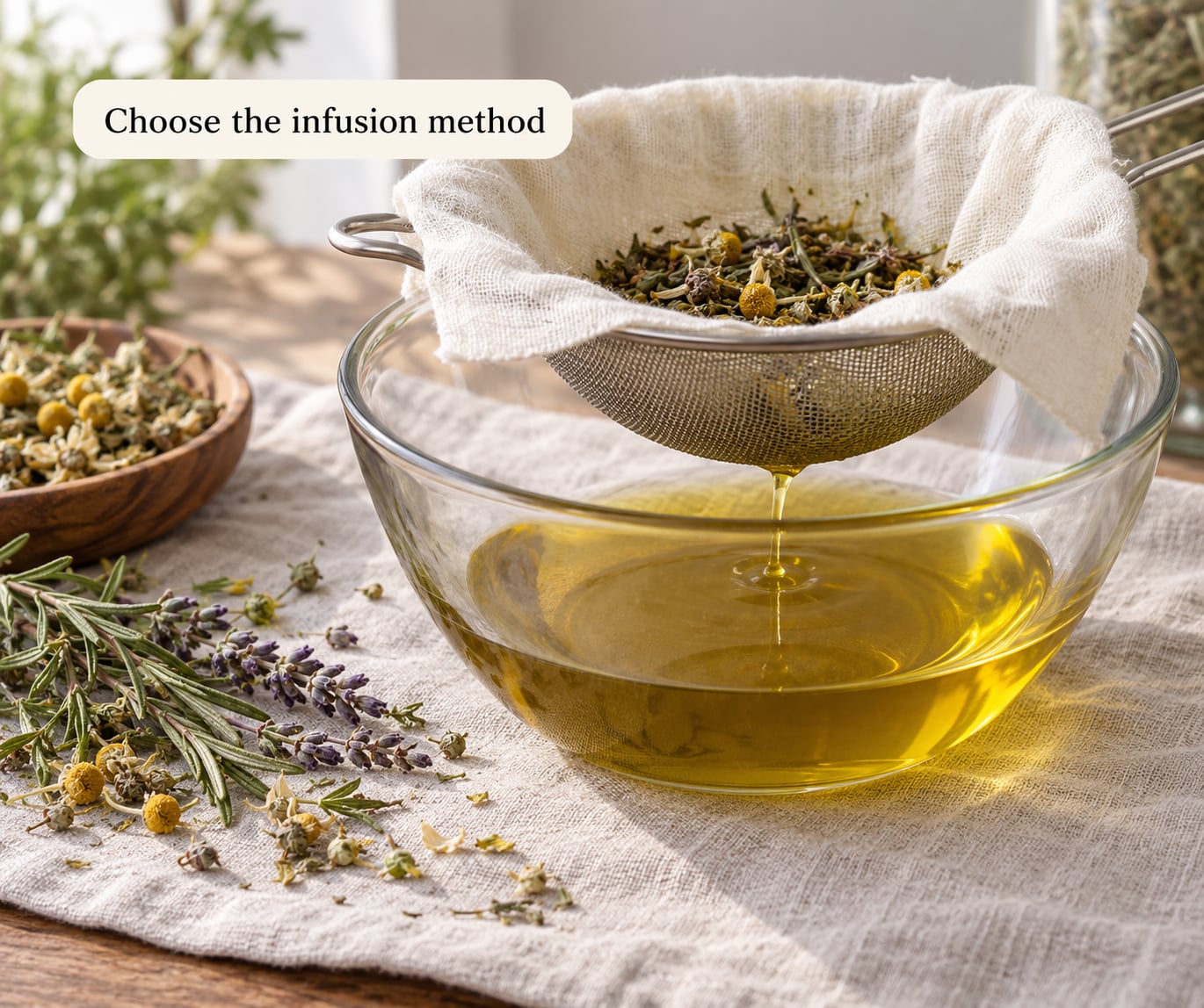 Choose the infusion method