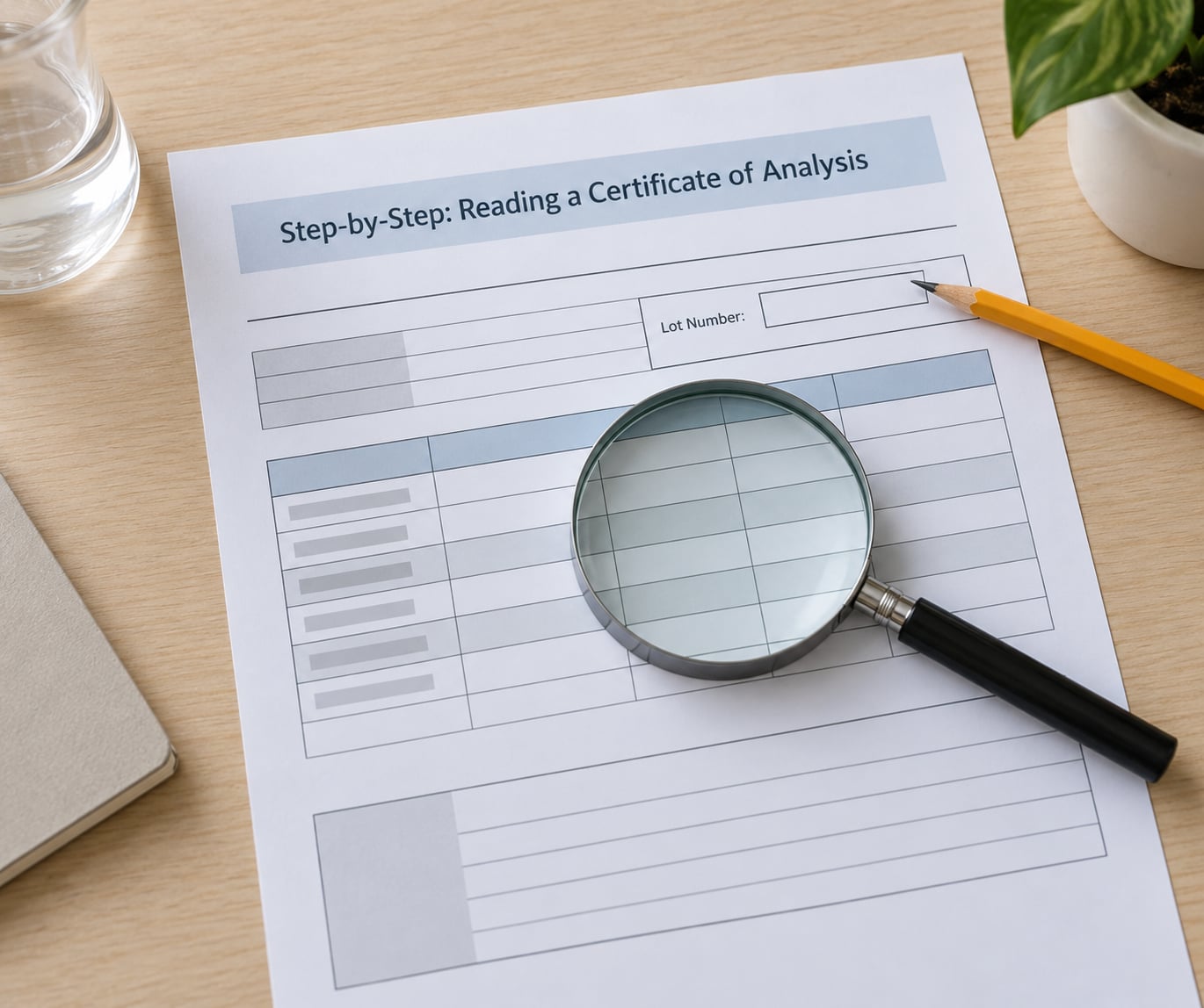 Step-by-Step: Reading a Certificate of Analysis