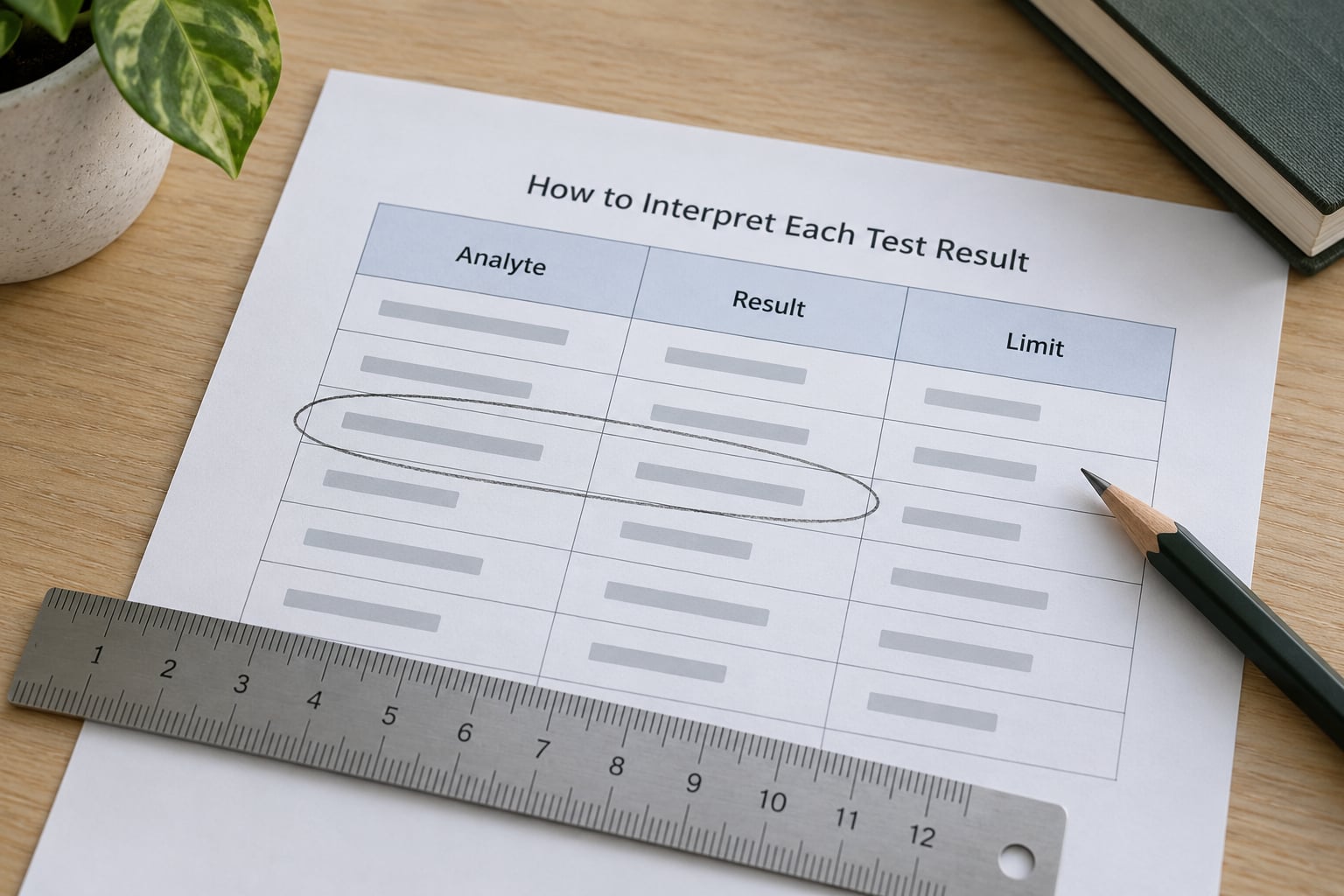 How to Interpret Each Test Result