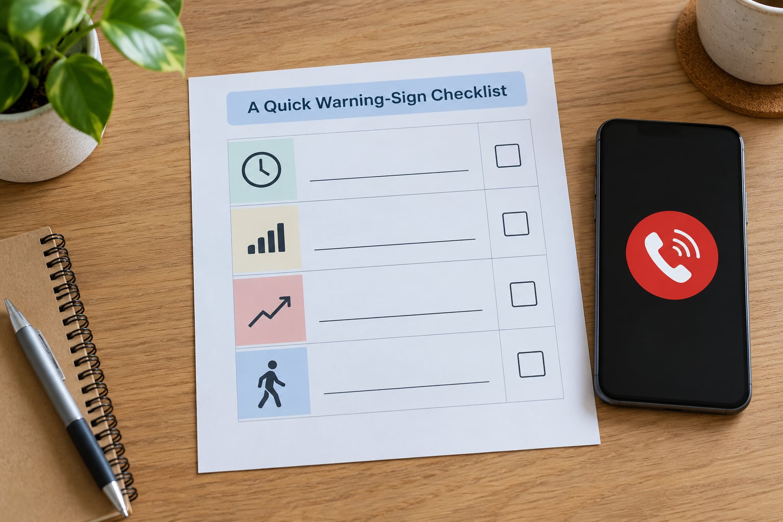 A Quick Warning-Sign Checklist