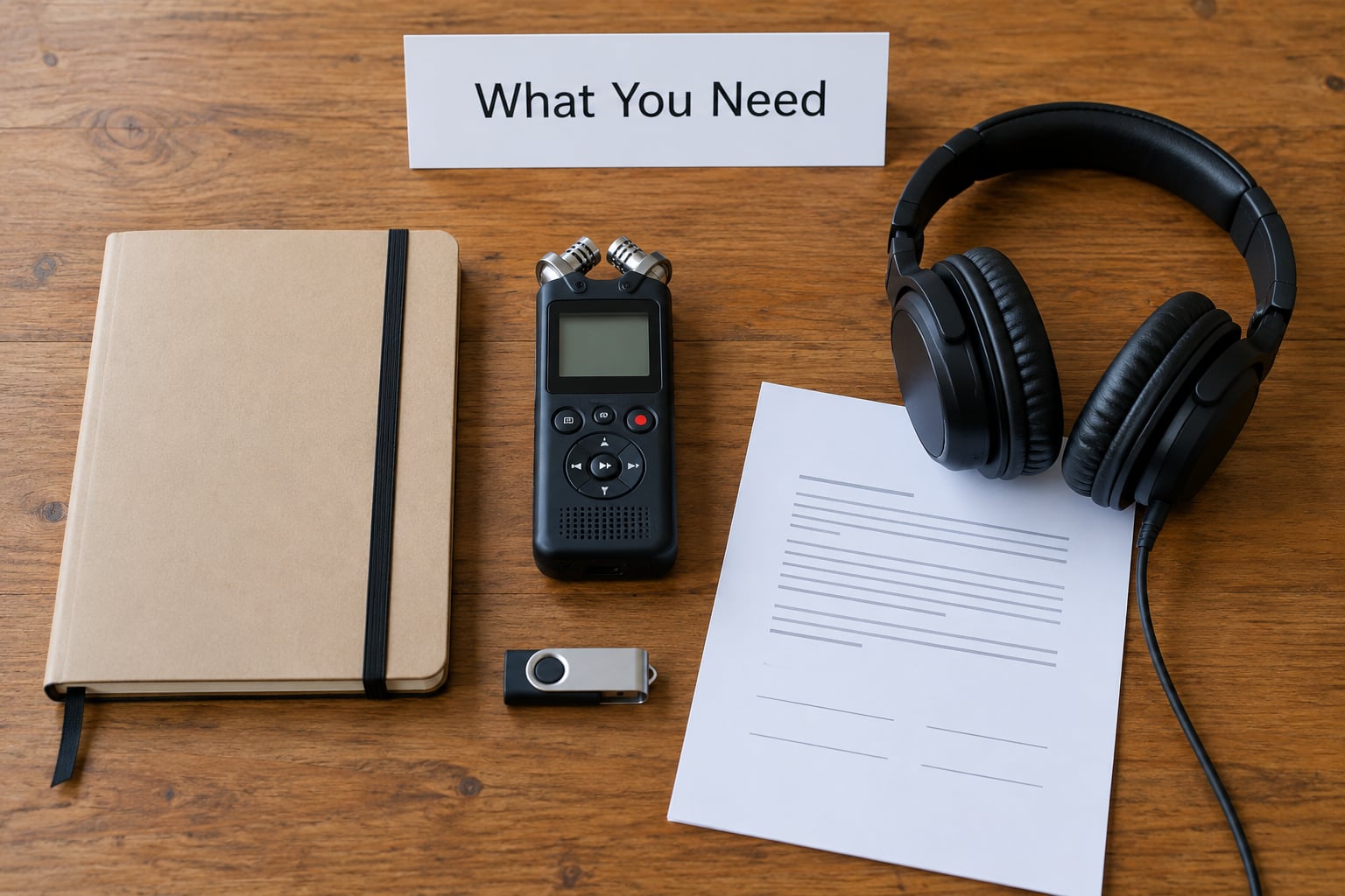 What You Need