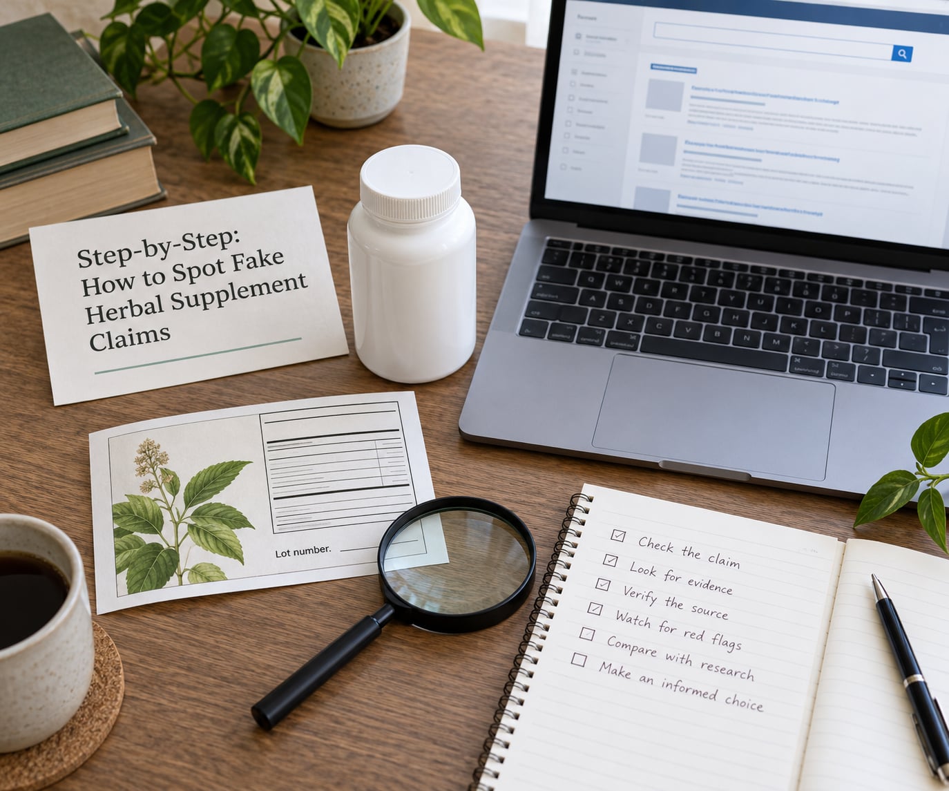 Step-by-Step: How to Spot Fake Herbal Supplement Claims