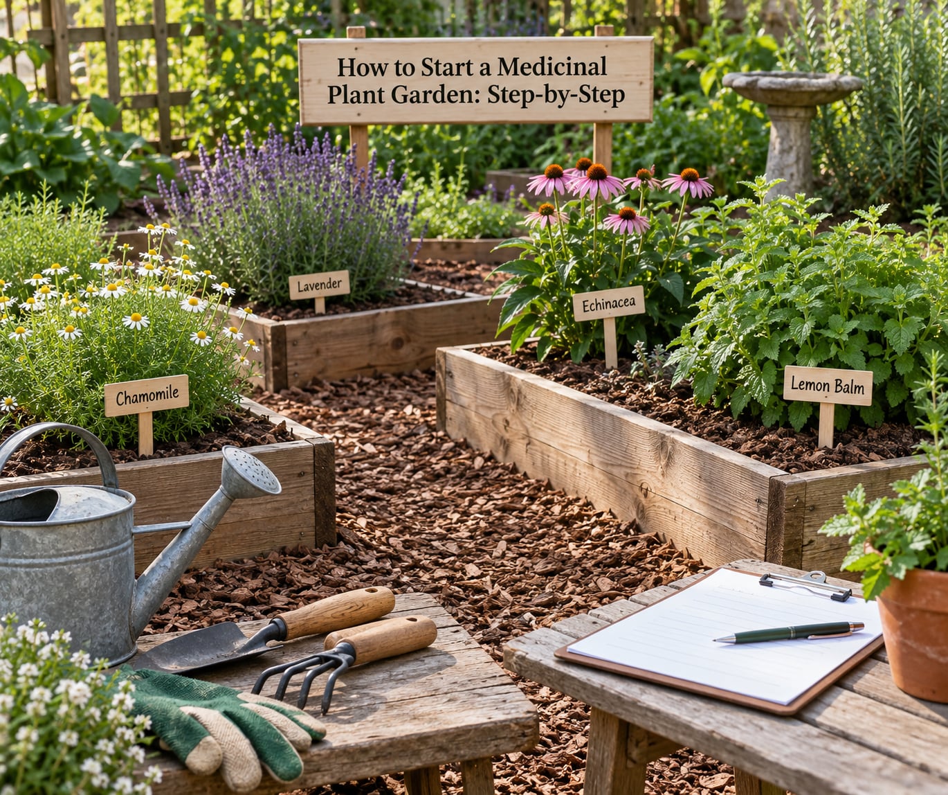How to Start a Medicinal Plant Garden: Step-by-Step