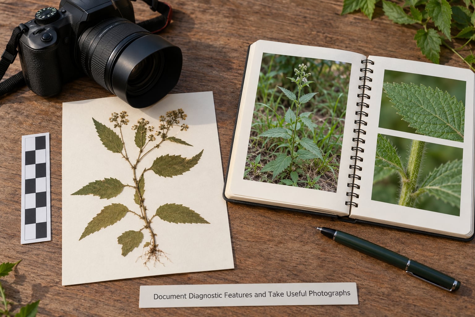 Document Diagnostic Features and Take Useful Photographs