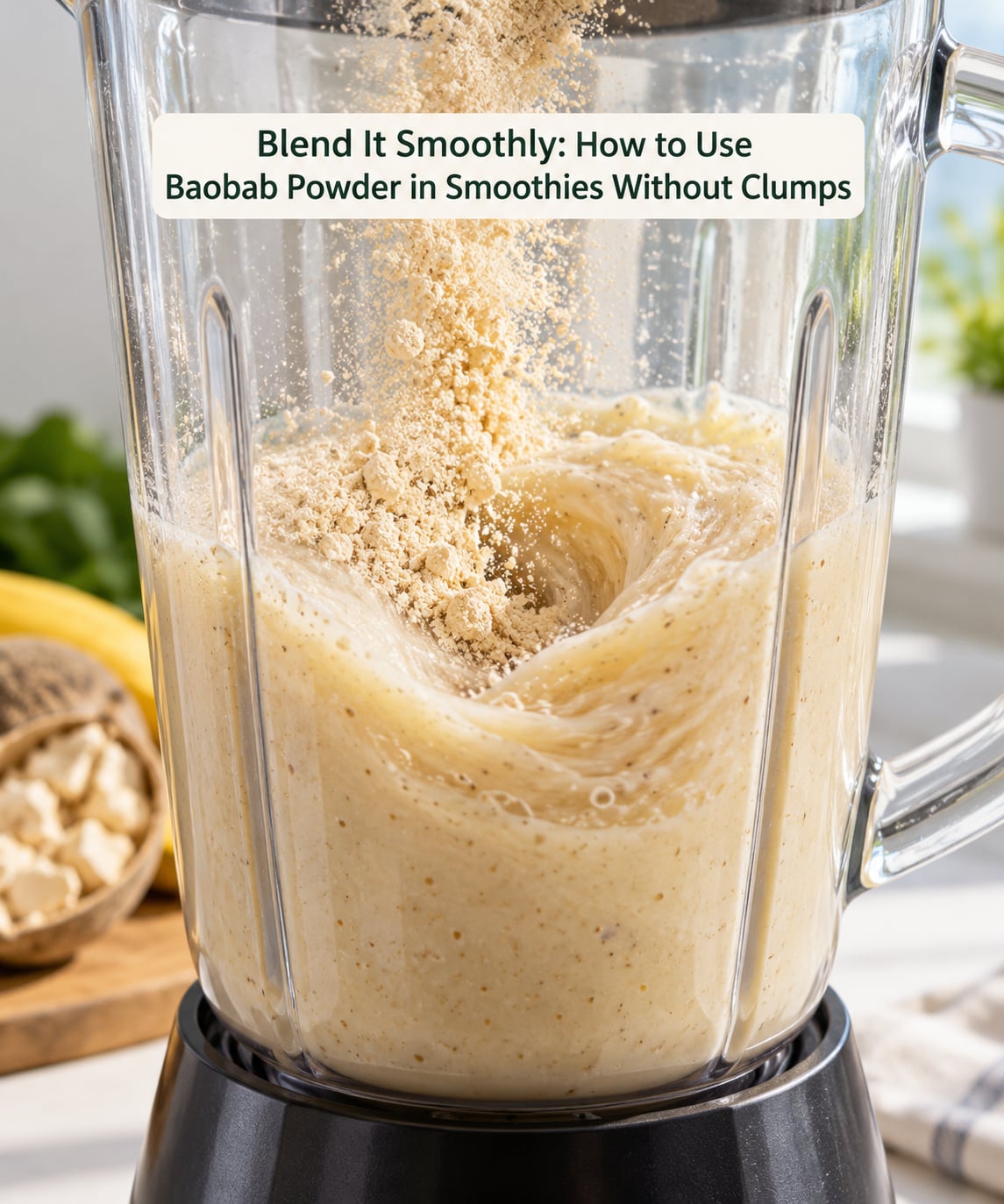 Blend It Smoothly: How to Use Baobab Powder in Smoothies Without Clumps