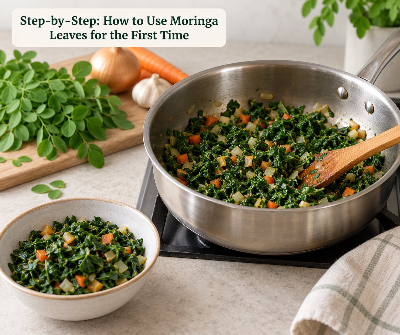 Step-by-Step: How to Use Moringa Leaves for the First Time