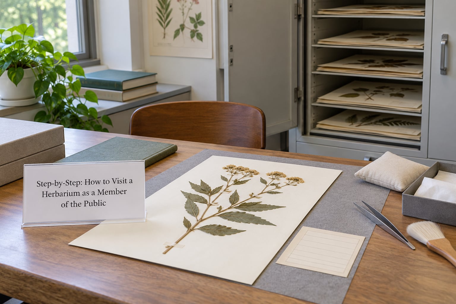 Step-by-Step: How to Visit a Herbarium as a Member of the Public