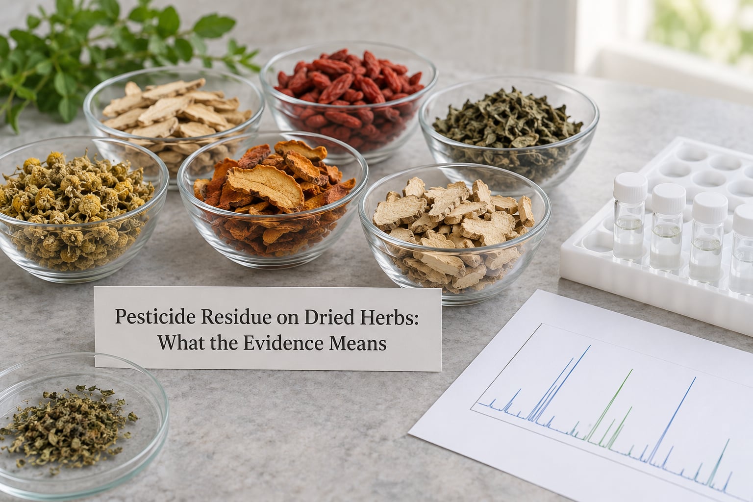 Pesticide Residue on Dried Herbs: What the Evidence Means