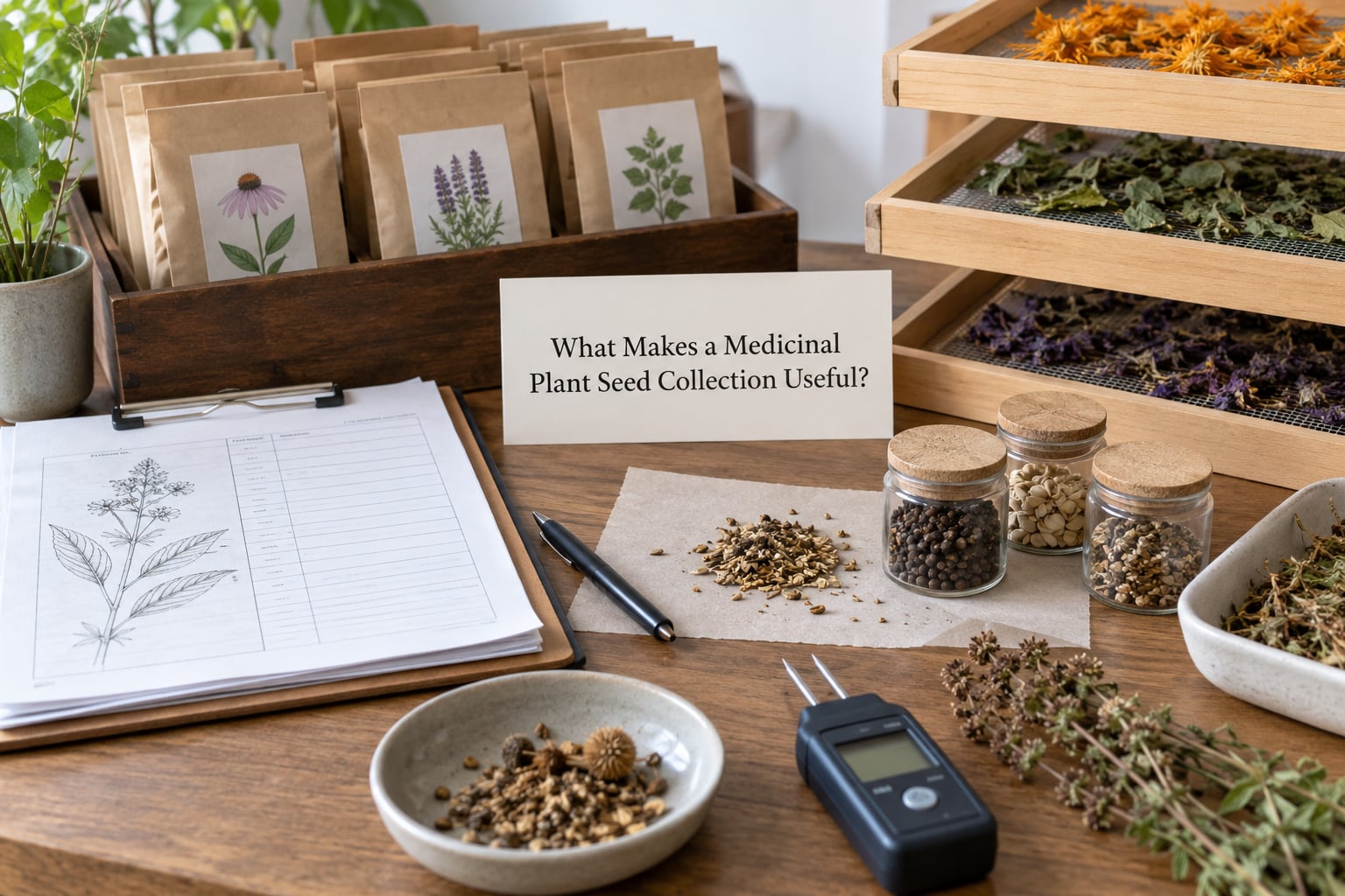 What Makes a Medicinal Plant Seed Collection Useful?