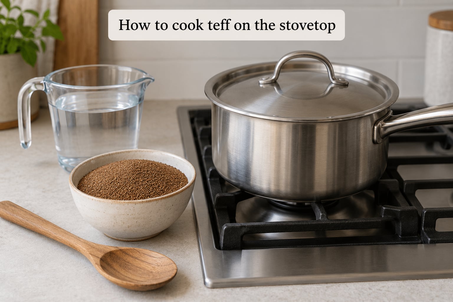 How to cook teff on the stovetop