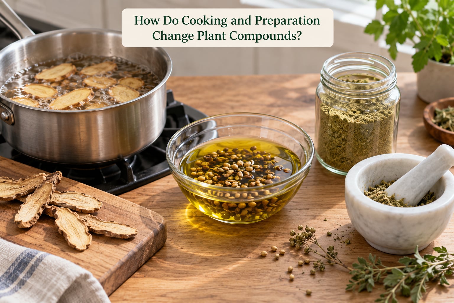 How Do Cooking and Preparation Change Plant Compounds?
