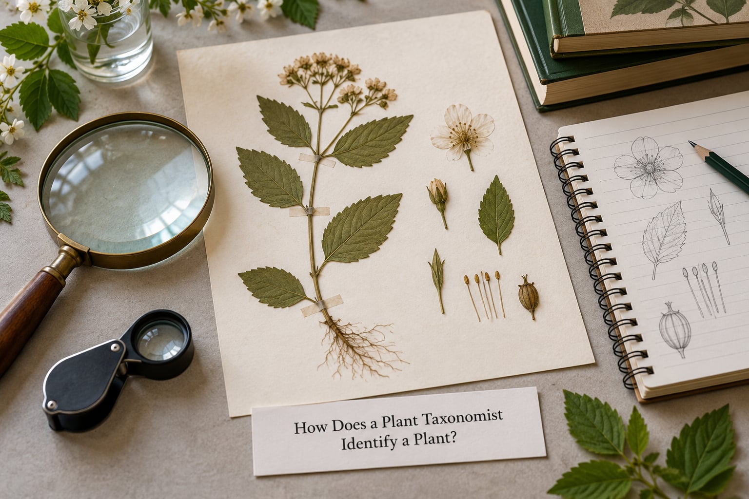 How Does a Plant Taxonomist Identify a Plant?