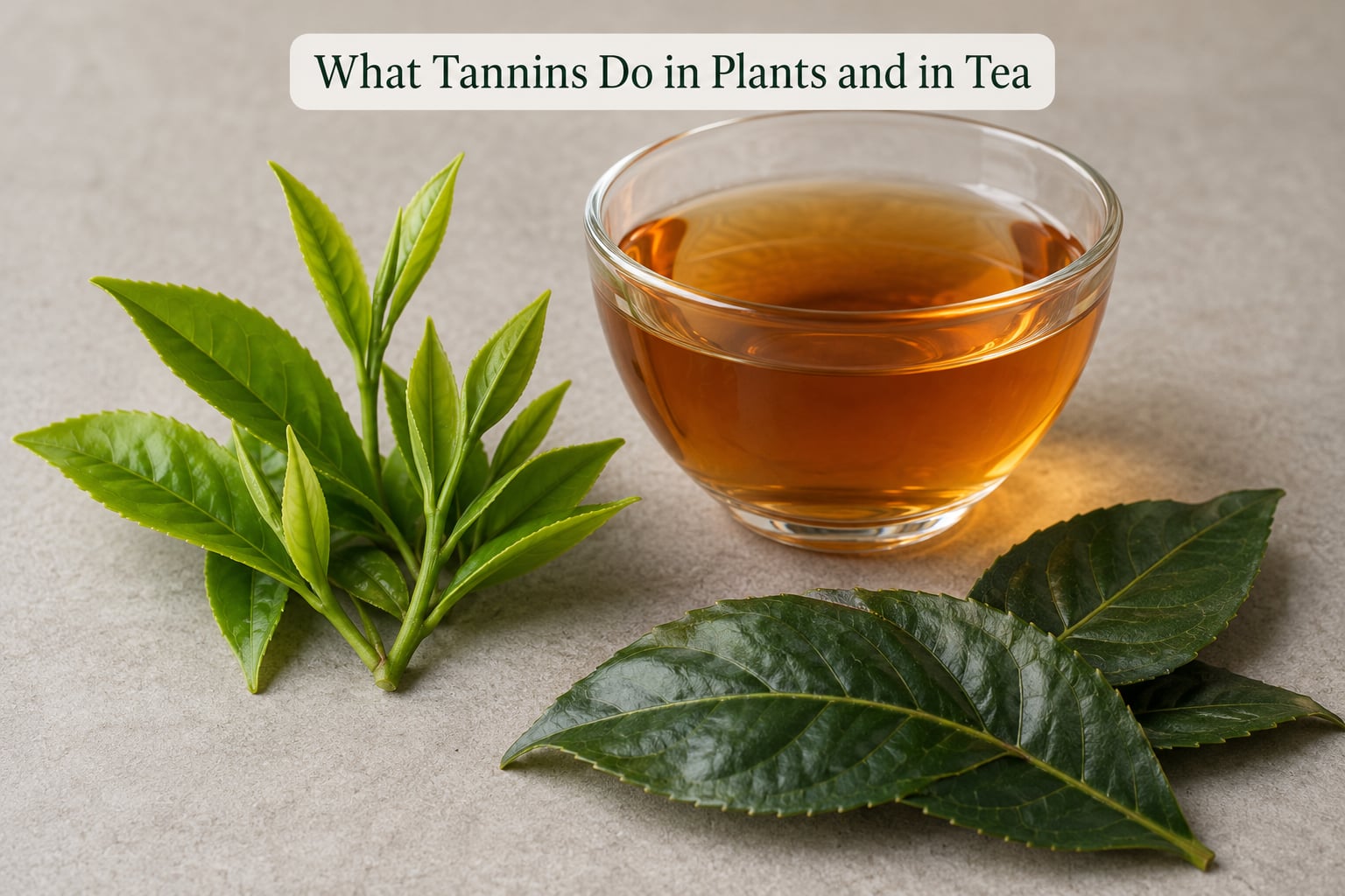 What Tannins Do in Plants and in Tea