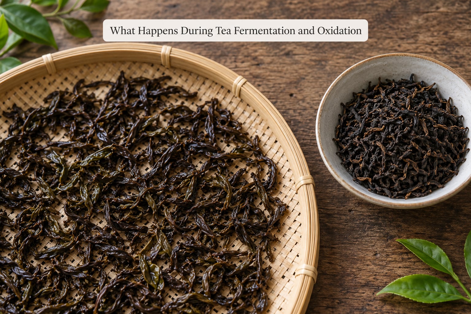 What Happens During Tea Fermentation and Oxidation