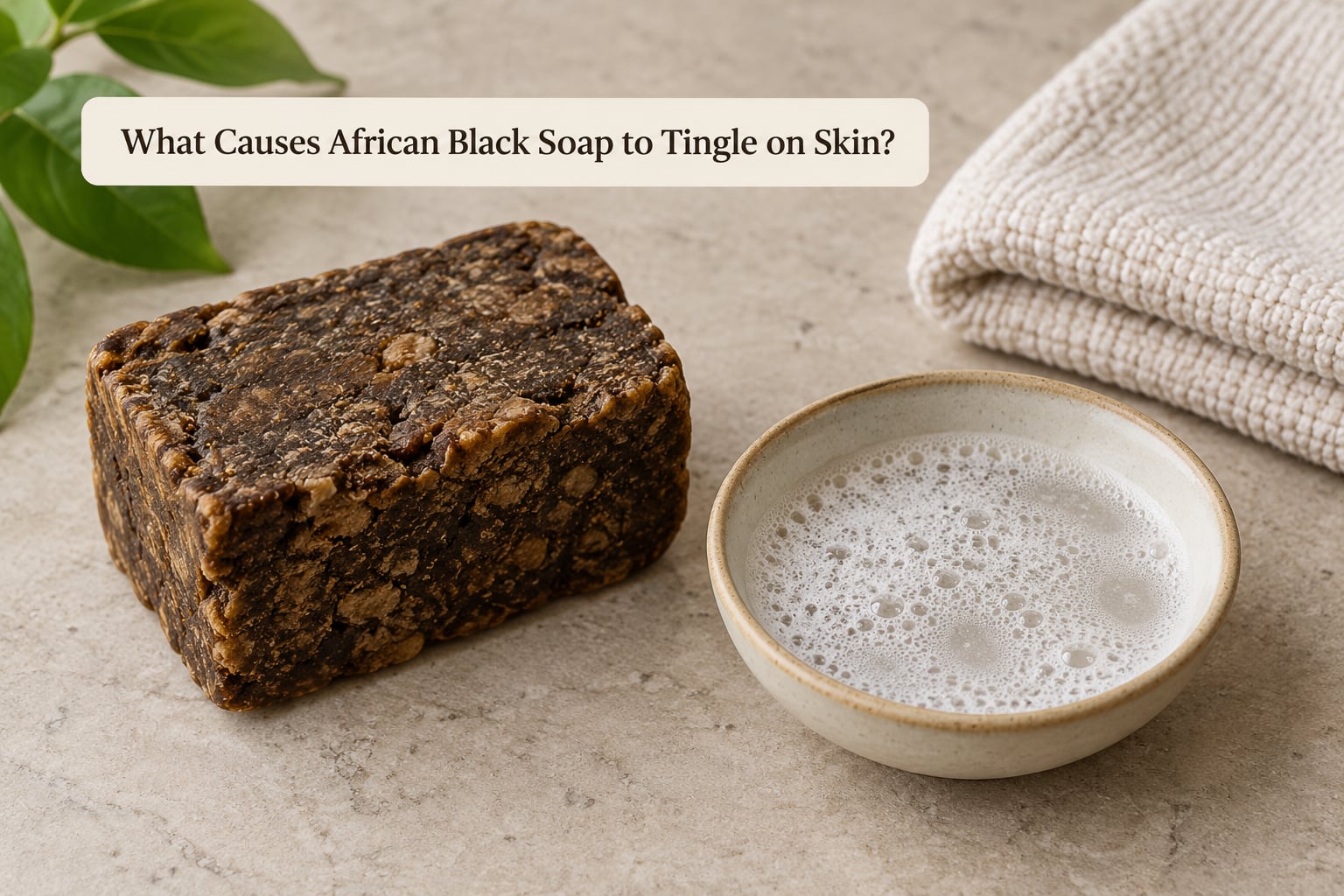 What Causes African Black Soap to Tingle on Skin?