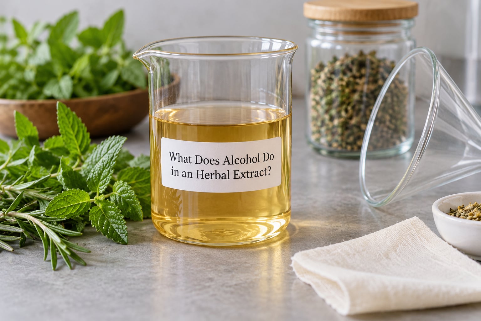 What Does Alcohol Do in an Herbal Extract?