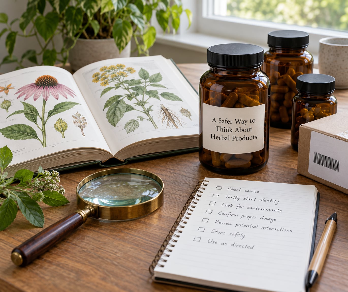 A Safer Way to Think About Herbal Products