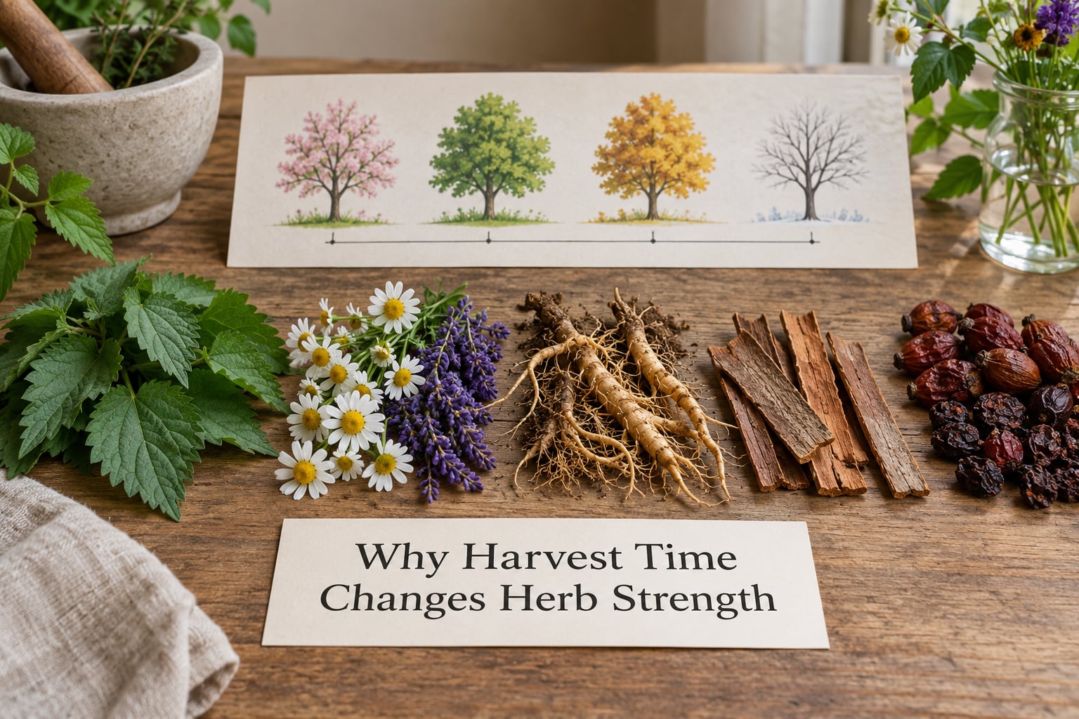 Why Harvest Time Changes Herb Strength
