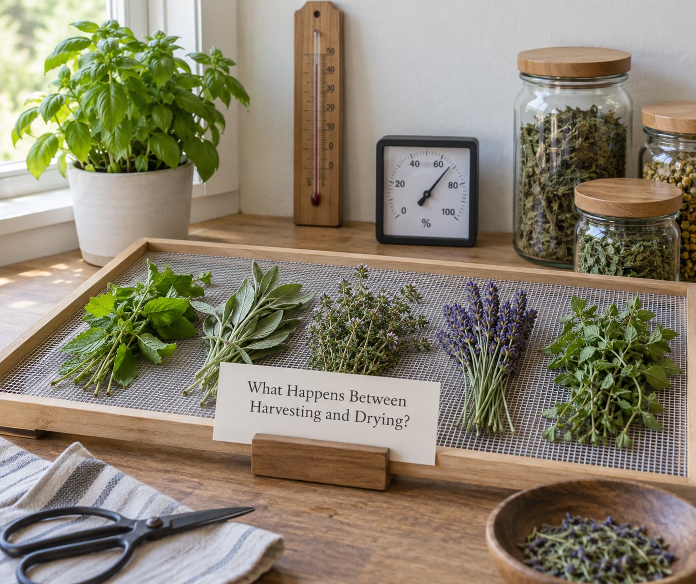 What Happens Between Harvesting and Drying?