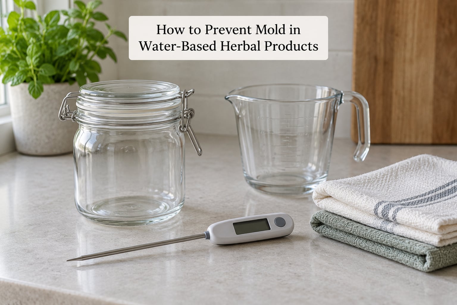 How to Prevent Mold in Water-Based Herbal Products